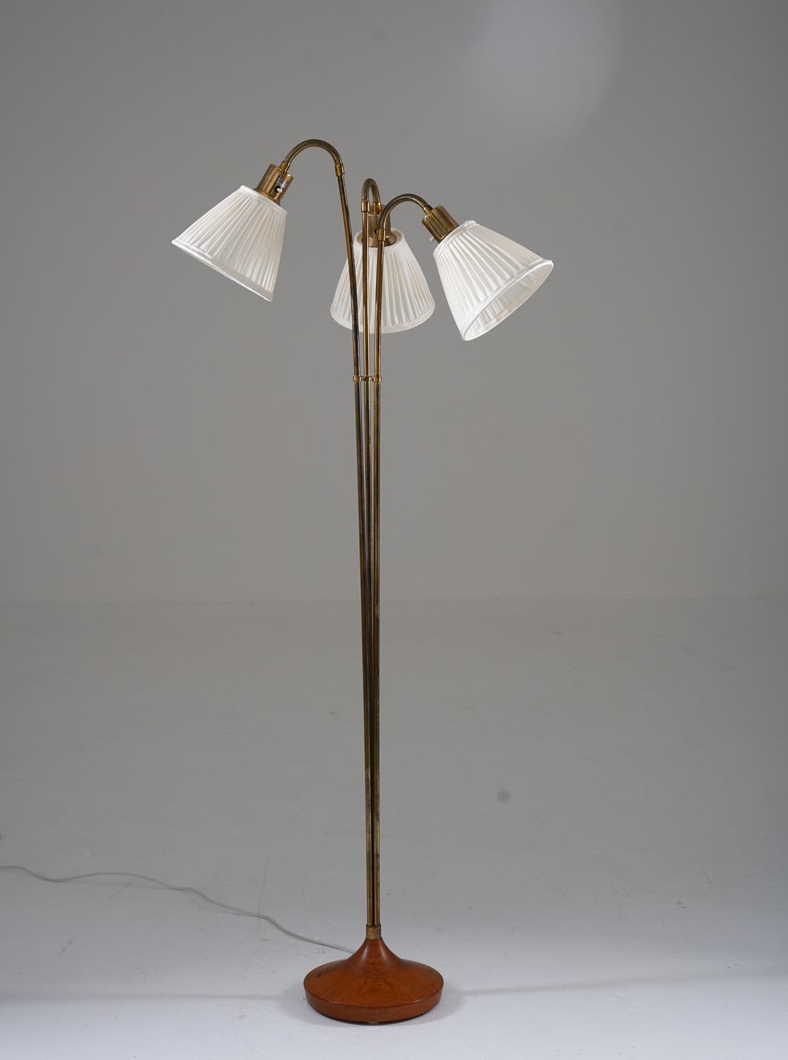 Scandinavian Modern Swedish Mid Century Floor Lamp by Stilarmatur Tranås
