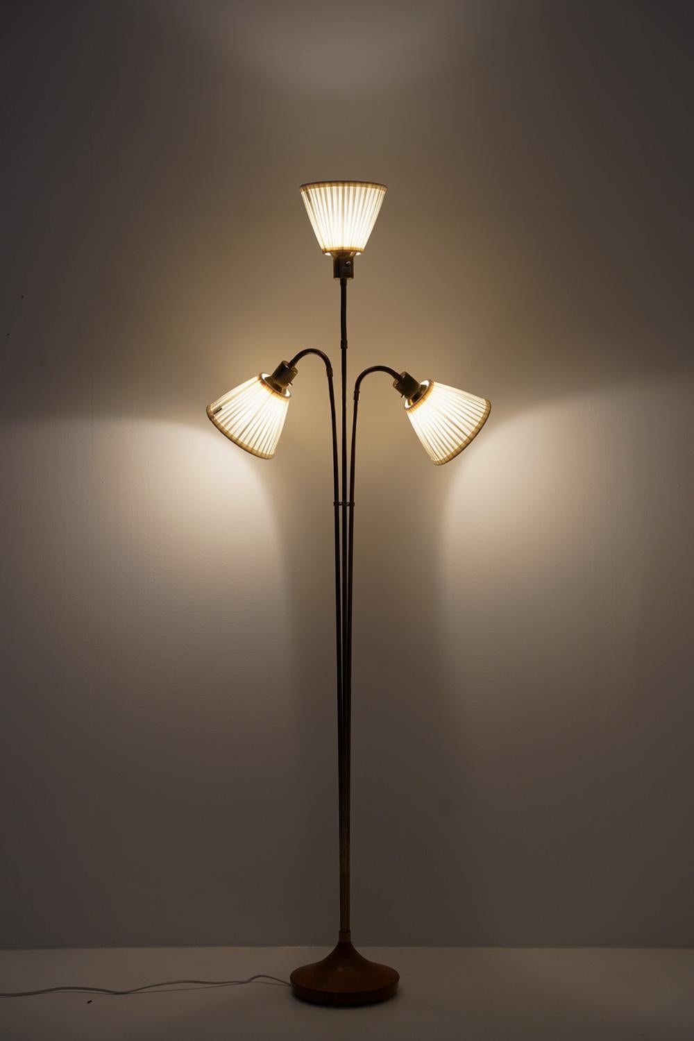 Swedish Mid Century Floor Lamp by Stilarmatur Tranås 2