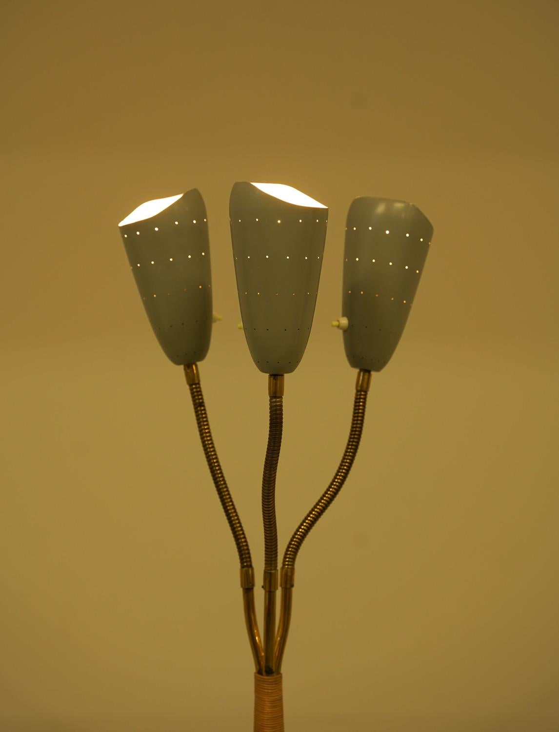 Lampada da terra svedese del metà secolo in vendita 1