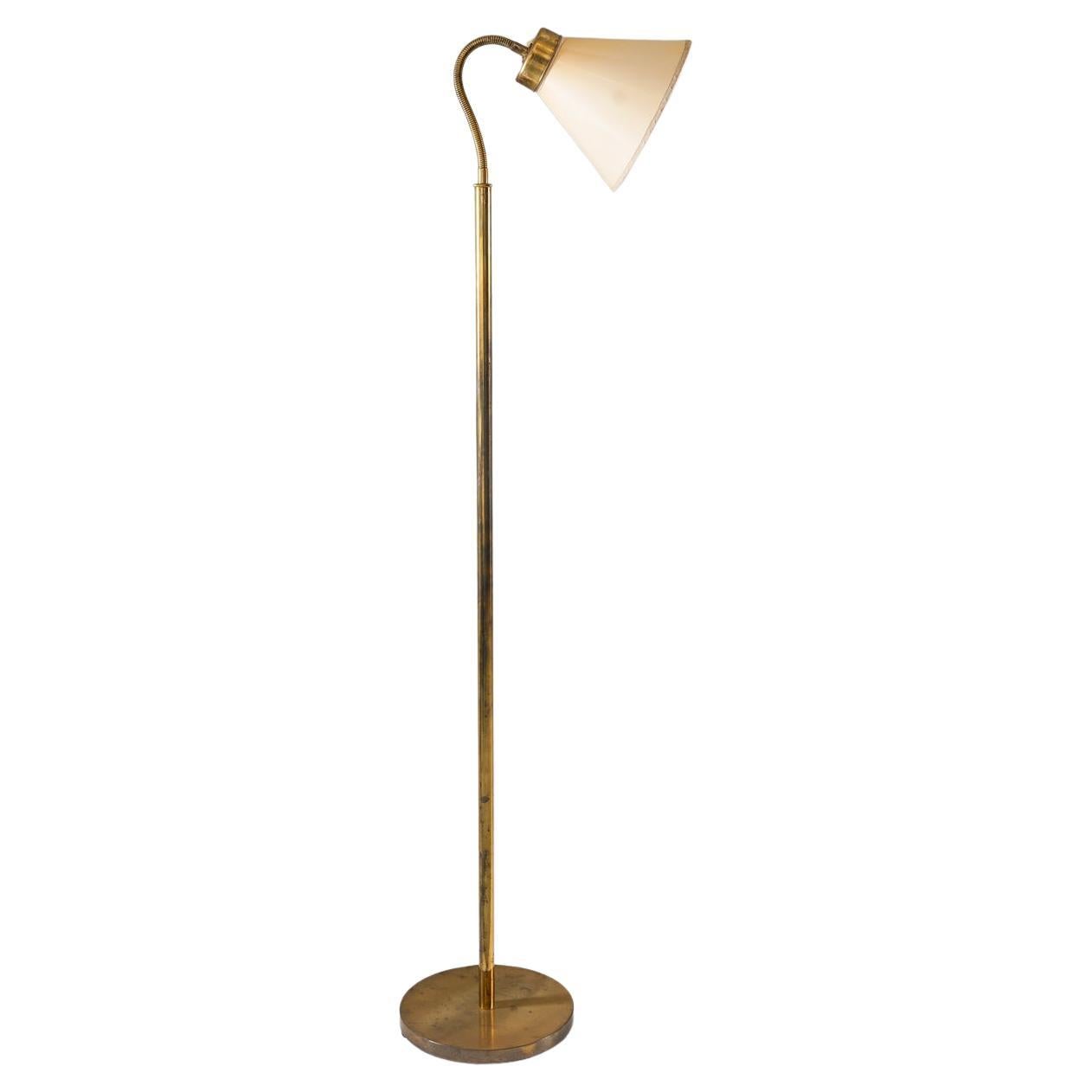 Swedish Mid Century Floor Lamp in Brass by Josef Frank for Svenskt Tenn