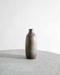 Vaso svedese di metà secolo in ceramica grigia di Carl-Harry Stålhane & Rörstrand, anni '50