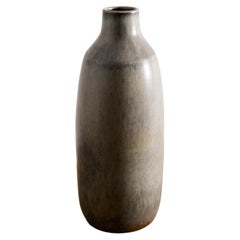 Vaso svedese di metà secolo in ceramica grigia di Carl-Harry Stålhane & Rörstrand, anni '50