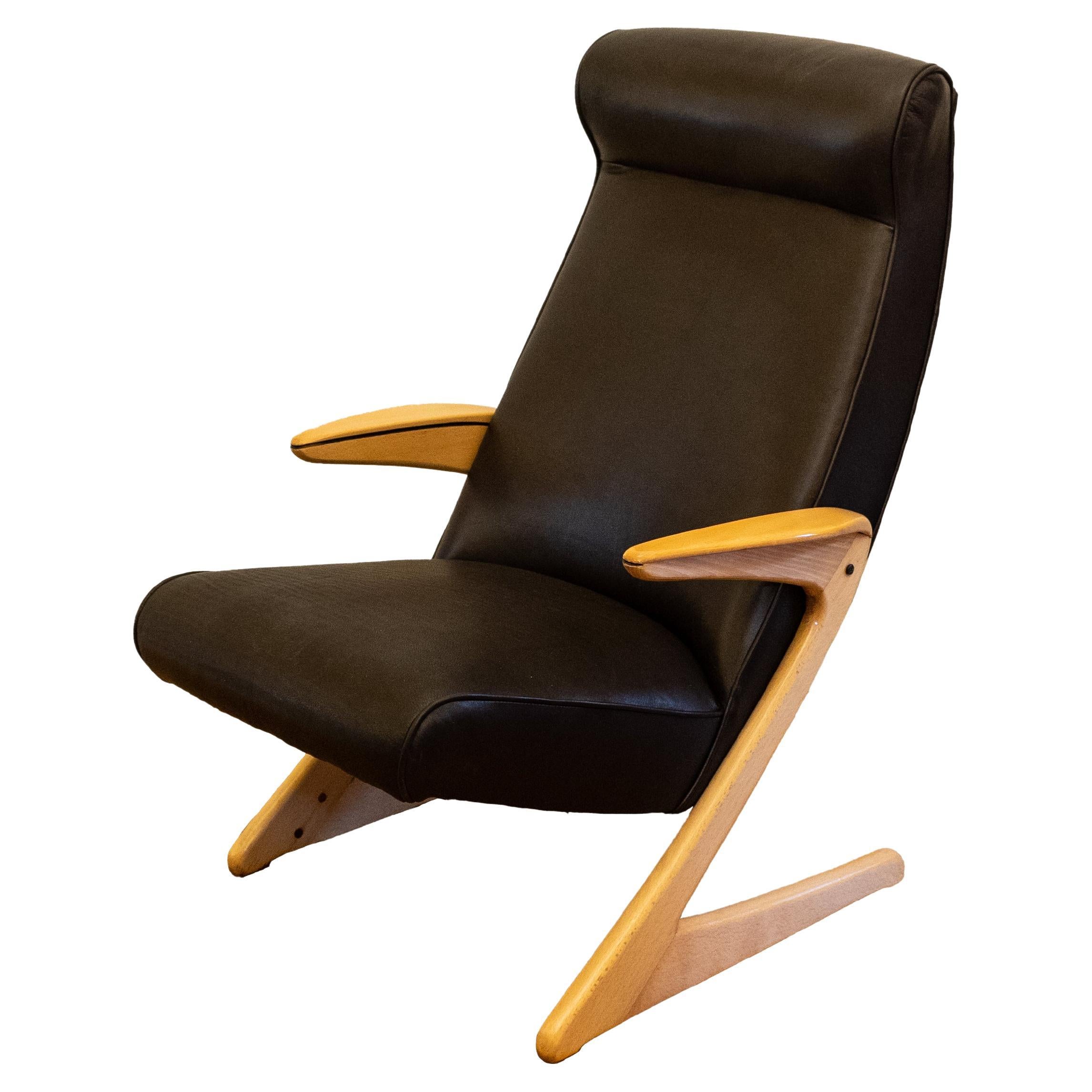 Swedish Mid-Century Lounge Chair For Sale