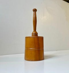 Swedish Mid-century Mallet Tool or Pencil Holder in Walnut, 1950s