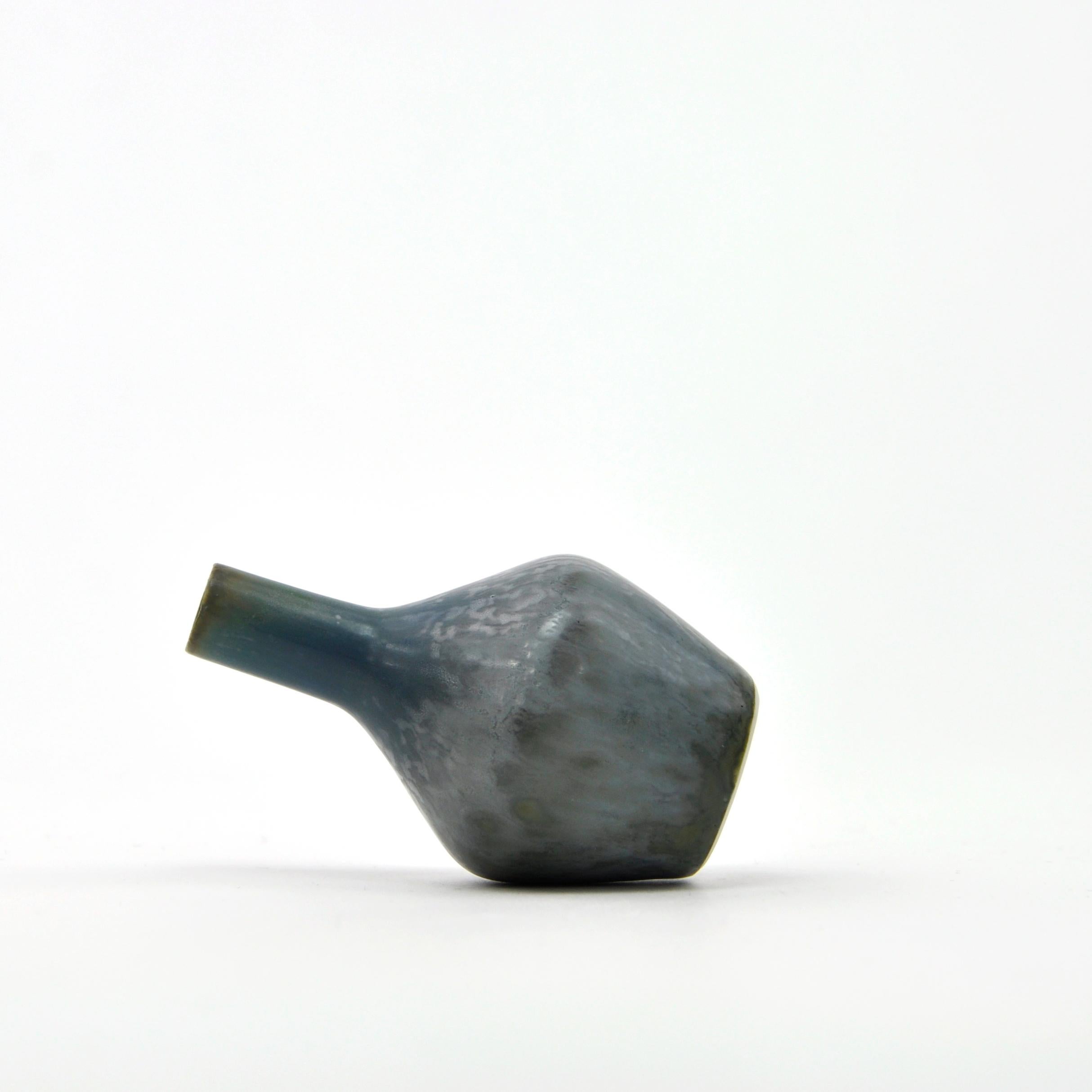 Ceramic Swedish mid-century miniature vase by Carl-Harry Stalhane for Rorstrand For Sale