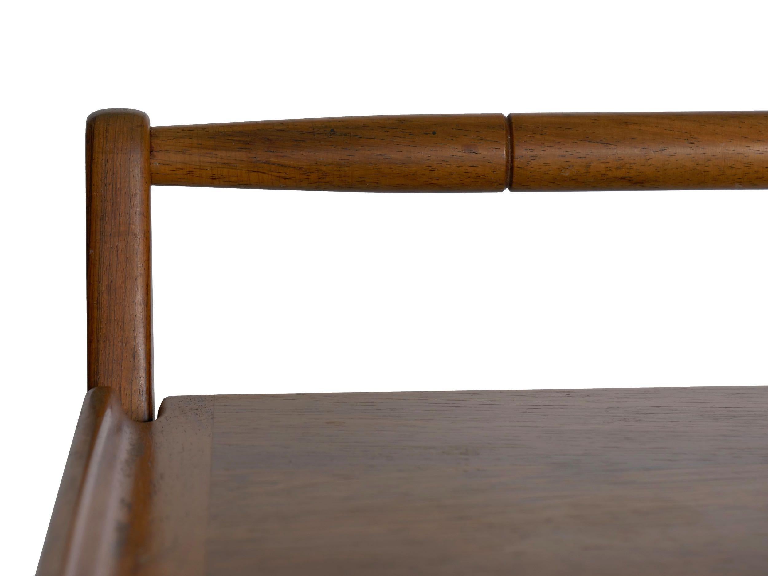 Swedish MidCentury Modern Accent Table Serving Bar Cart by Erik