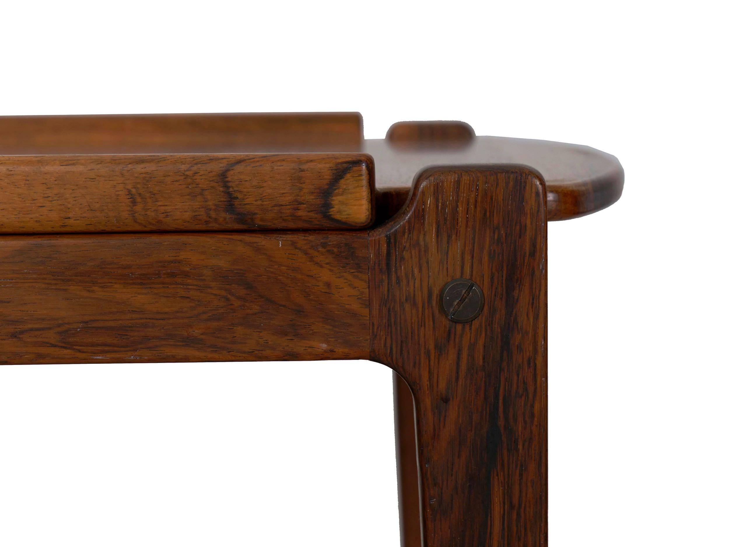 Swedish MidCentury Modern Accent Table Serving Bar Cart by Erik