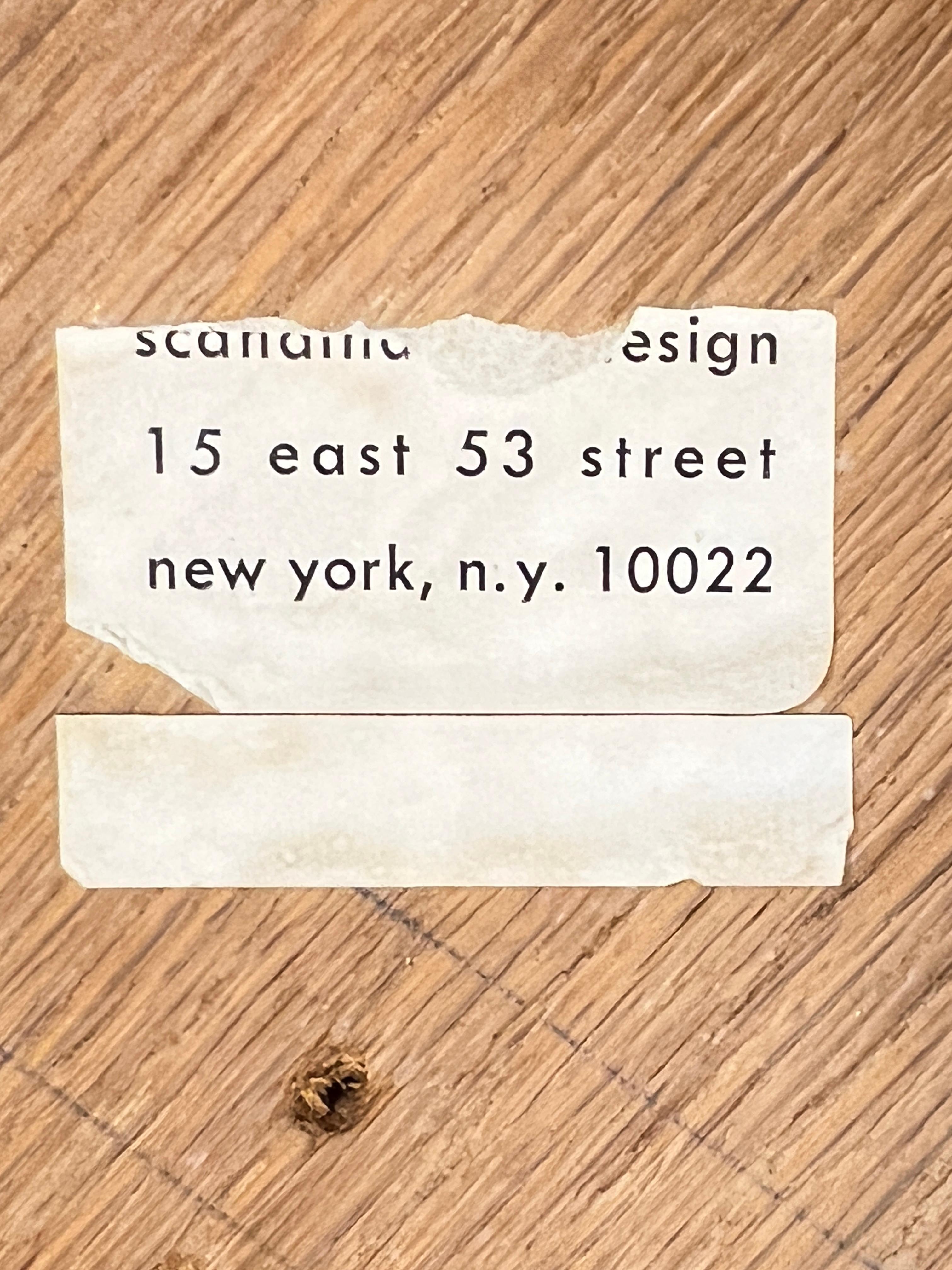 Schwedischer Annika-Cocktailtisch von Bruno Mathsson aus der Mitte des Jahrhunderts, 1966 im Zustand „Gut“ im Angebot in New York, NY