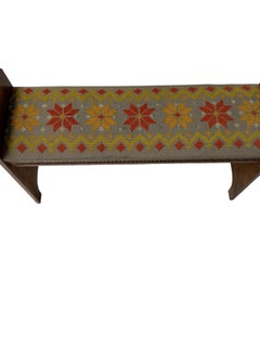 Swedish Mid-Century Modern Ash Small Bench or Stool, 1960s