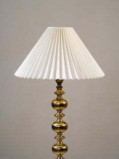 Swedish Mid-Century Modern Brass Floor Lamp by AB Armaturhantverk, 1960s