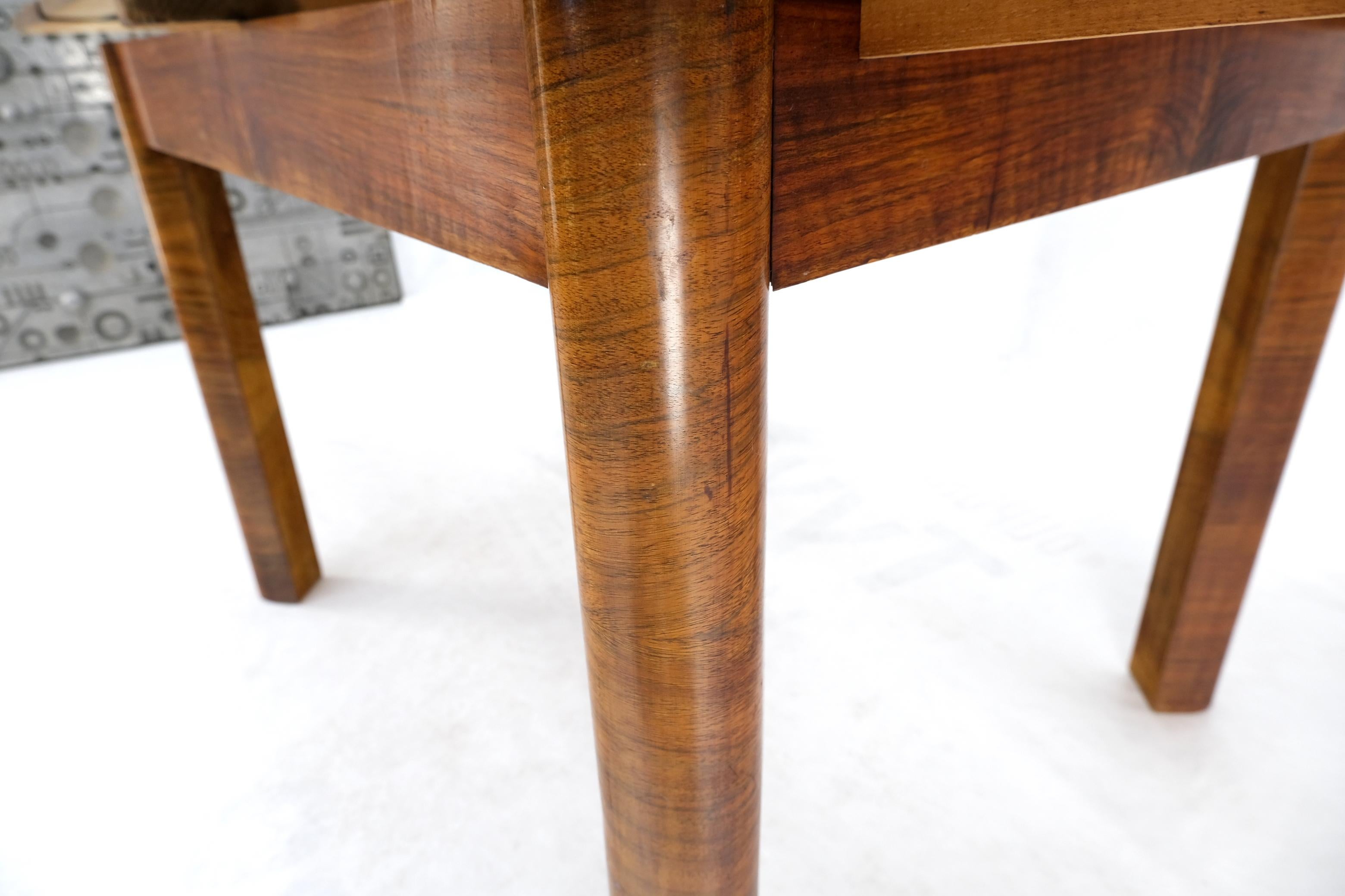 Mesa Comedor Extensible Refectorio Sueca Moderna de Mitad de Siglo en Madera de Burl en venta 2