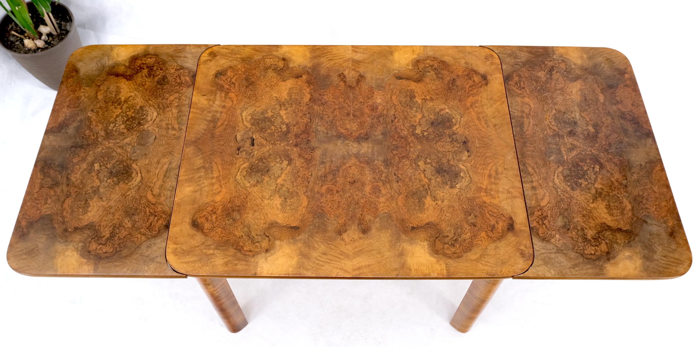 burl wood dining table
