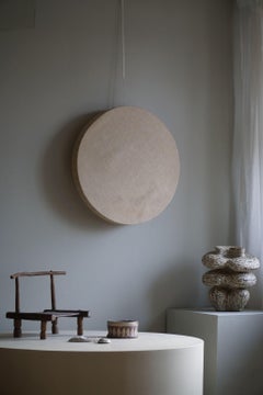 Swedish Mid Century Modern, Ceiling / Flush Scone in Linen, 1950s