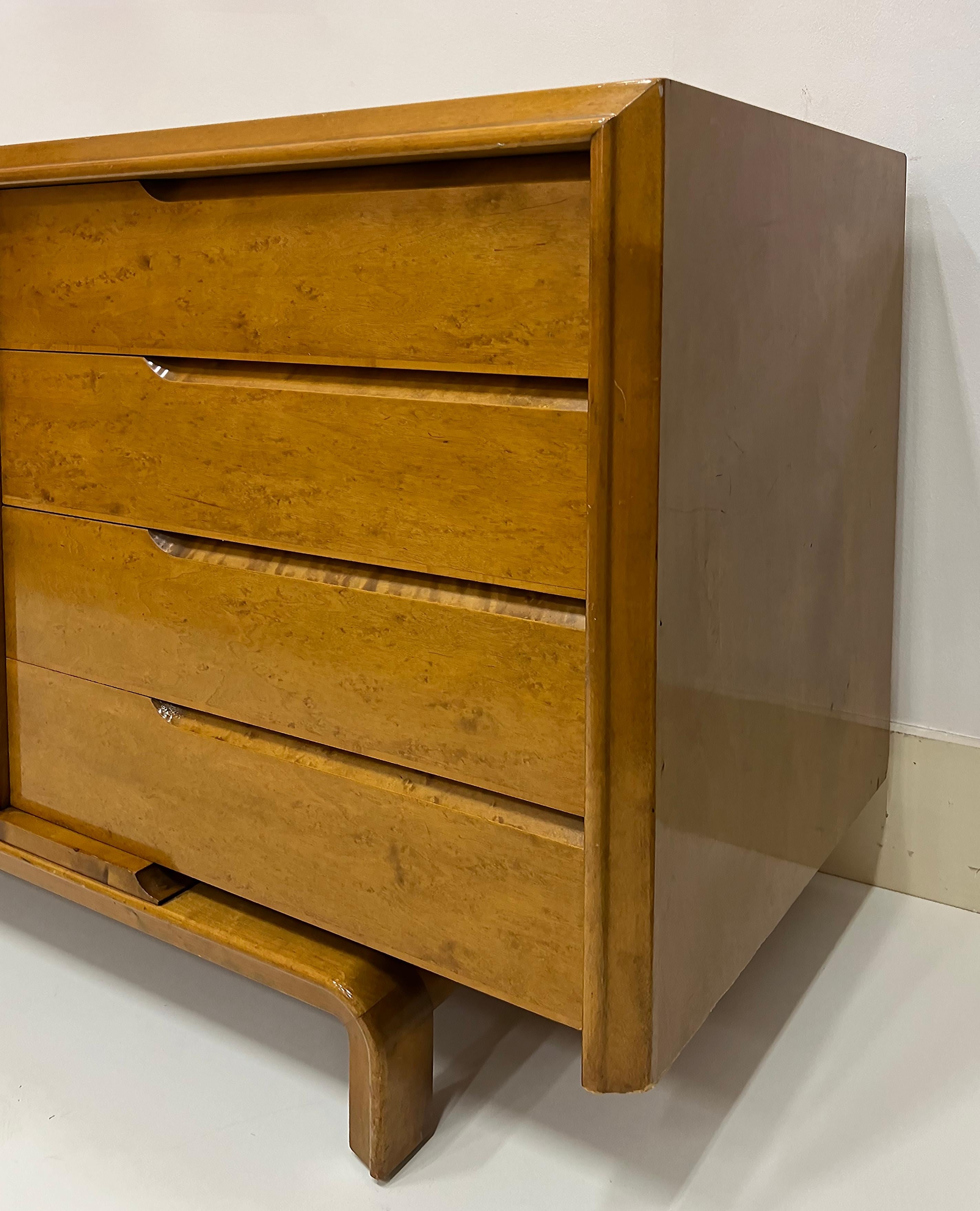 Swedish Mid-century Modern Edmond Spence Credenza with 9-drawers 1