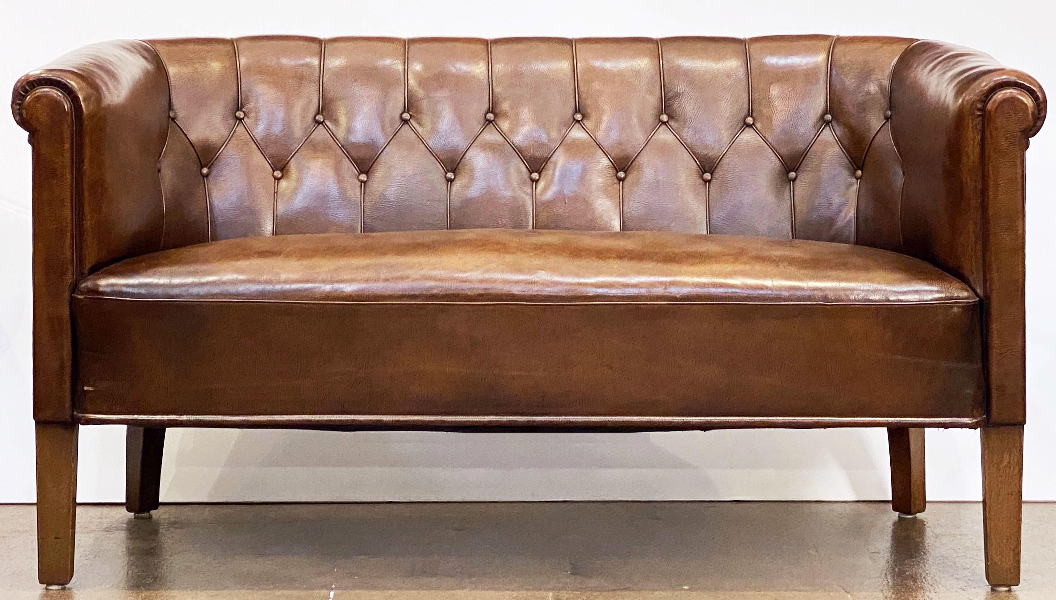 swedish leather sofa