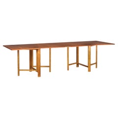 Swedish Mid-Century Modern "Maria Flap" Drop-Leaf Dining Table by Bruno Mathsson