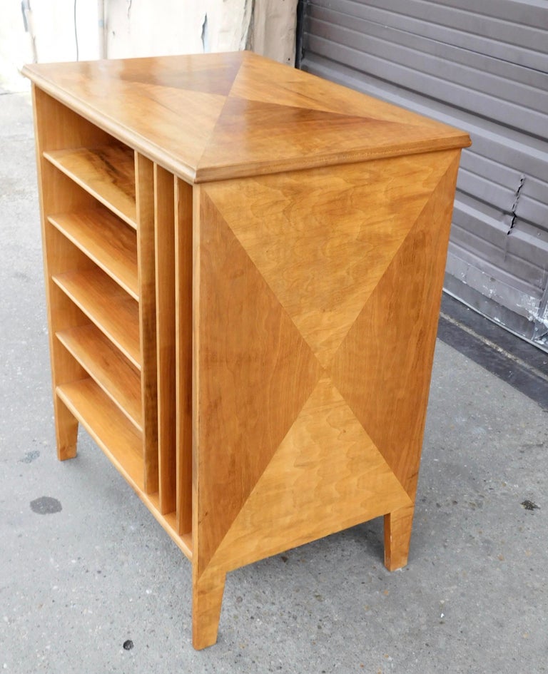 Swedish MidCentury Modern Open Filing in Walnut, circa 1950