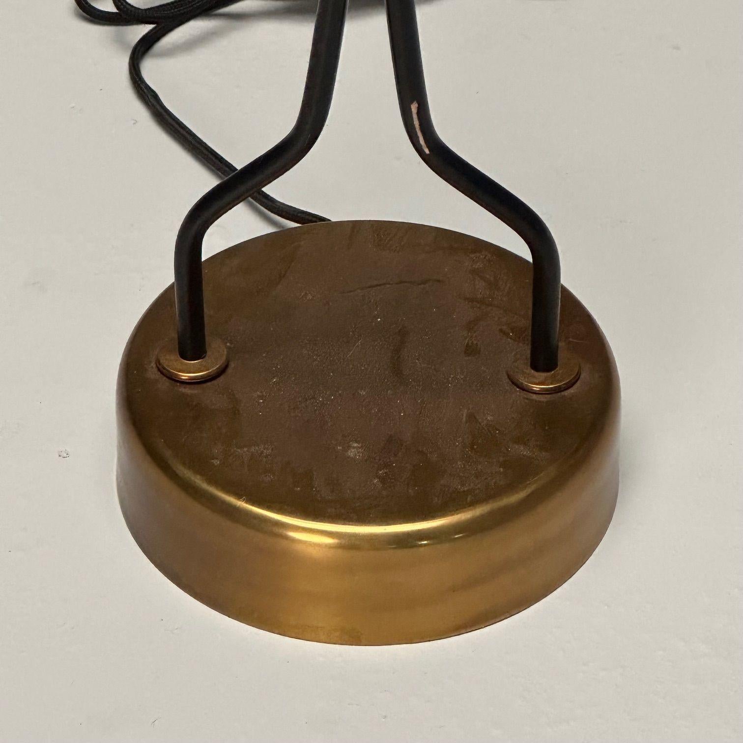 Swedish Mid-Century Modern, Organic Floor Lamp, Black Lacquer, Sweden, 2000s 5