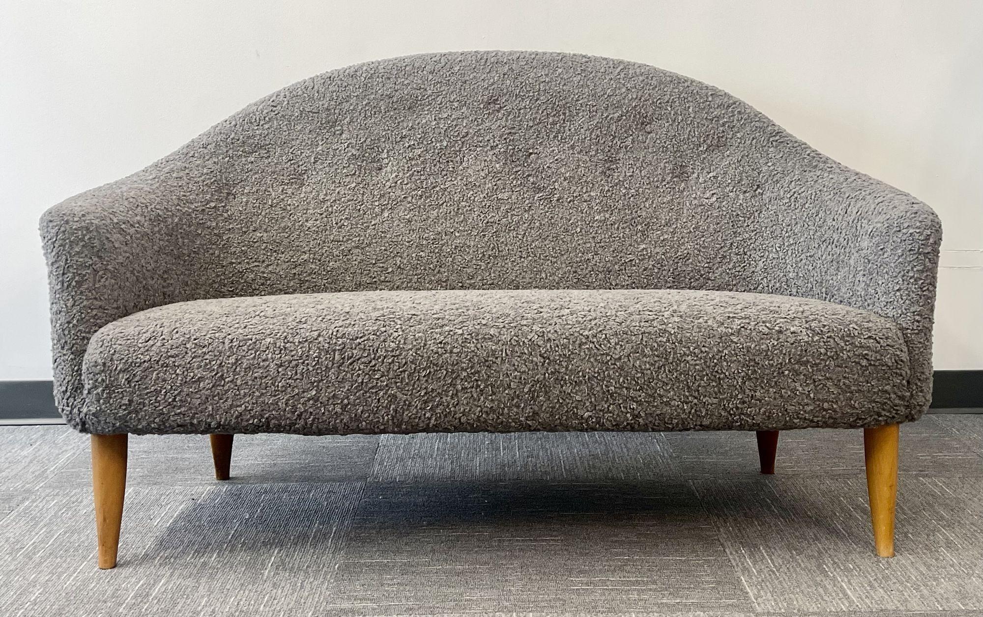 Swedish Mid-Century Modern 'Paradiset' Sofa, Kerstin Hörlin-Holmquist, Sheepskin For Sale 9