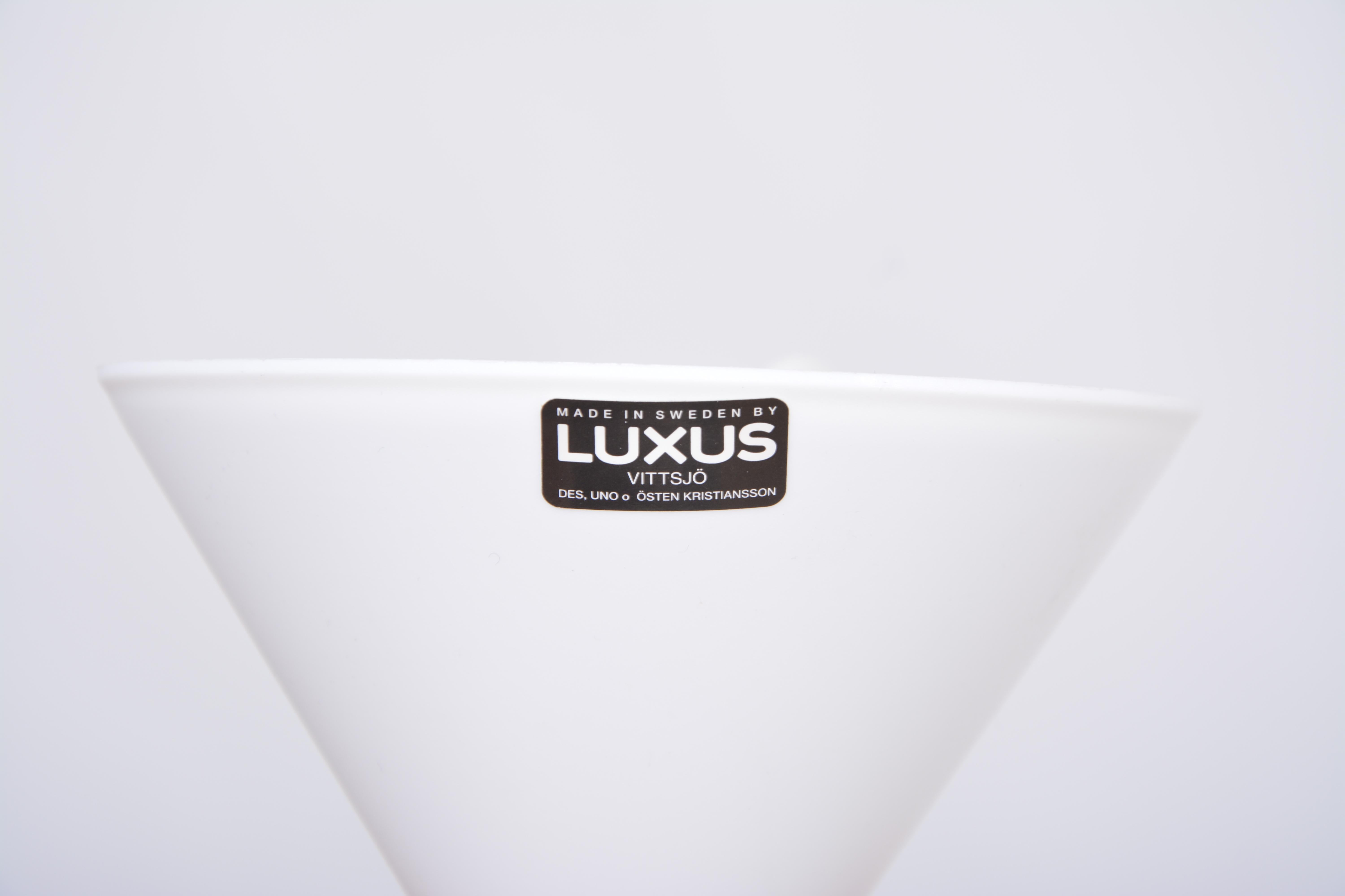 Plastic Swedish Mid-Century Modern Pendant Lamp by Uno and Östen Kristiansson for Luxus For Sale
