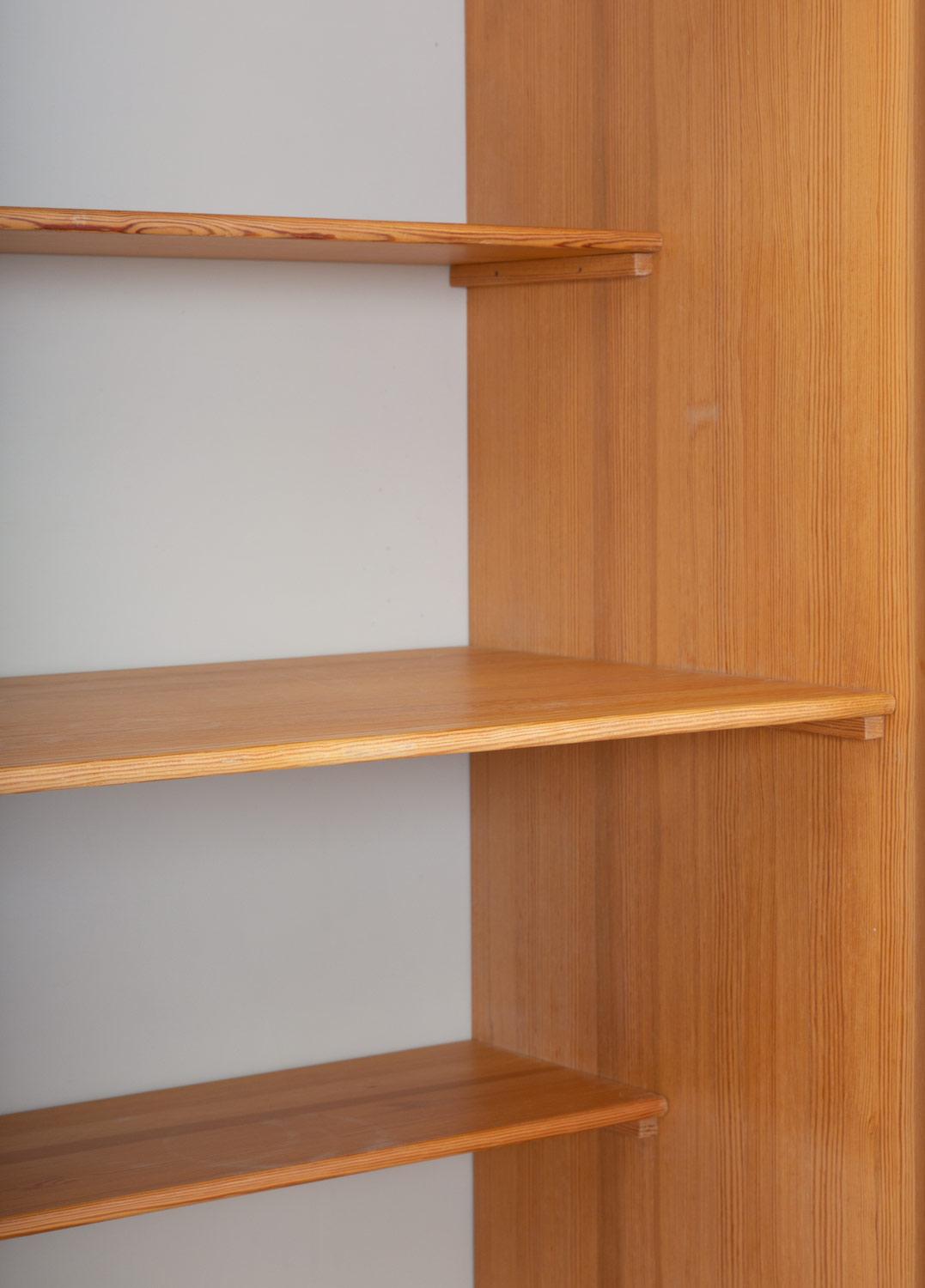 Swedish Mid-Century Modern Pine Cabinet Model 