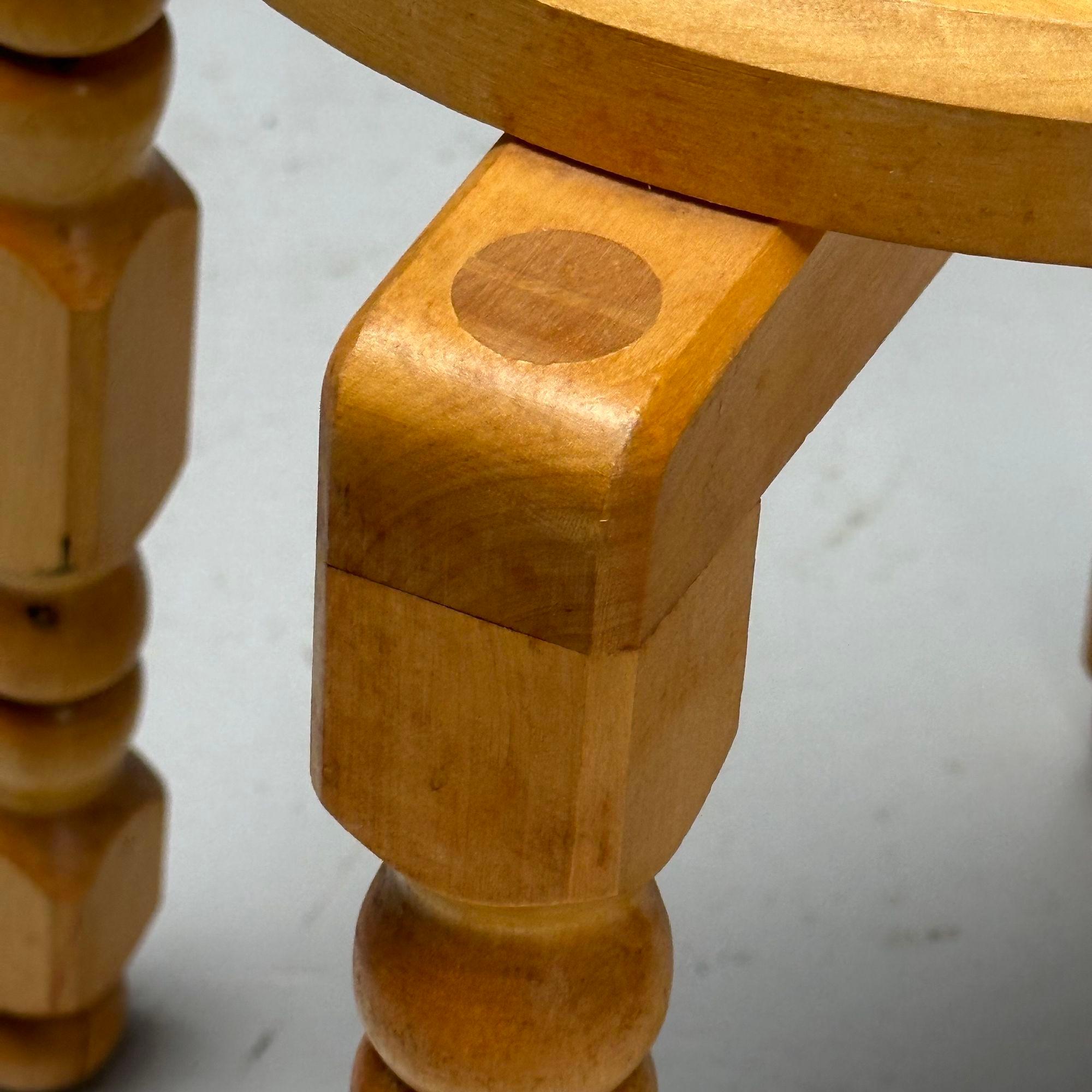 Tabourets ludiques suédois modernes du milieu du siècle, bouleau, Suède, années 1960 en vente 3