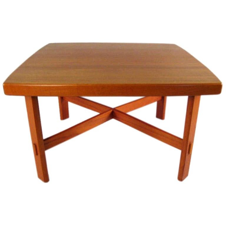 Swedish Mid-Century Modern Teak Coffee Table by Alberts Tibro