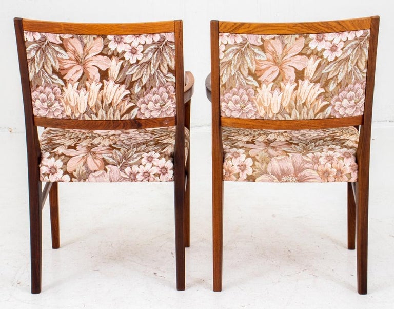 Scandinavian Modern Swedish Mid-Century Modern Teak Dining Chairs, 6 For Sale