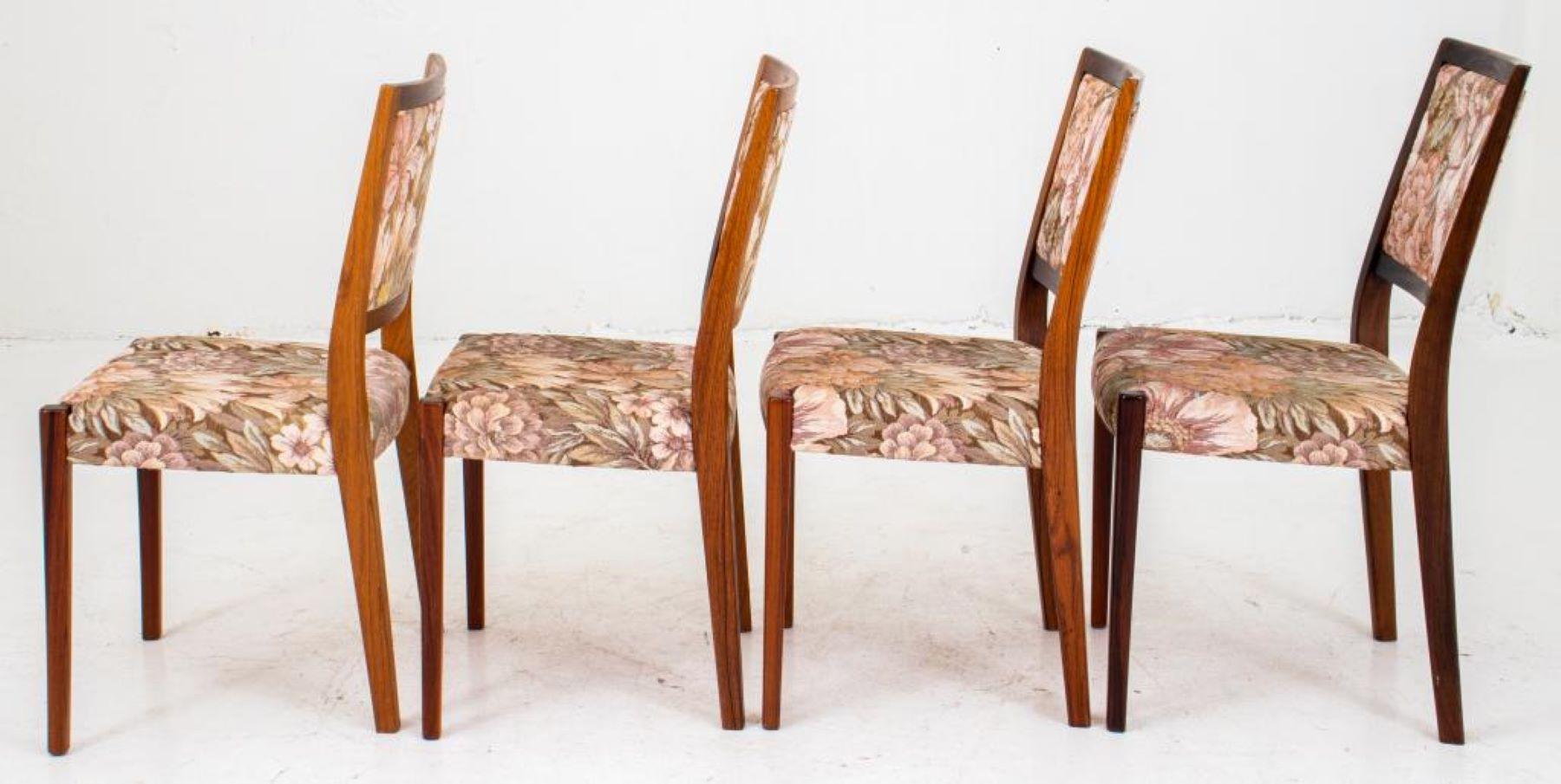 Swedish Mid-Century Modern Teak Dining Chairs, 6 3