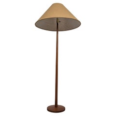 Lampada da terra in teak svedese del Mid Century Modern di George Kovacs, 1960 ca.