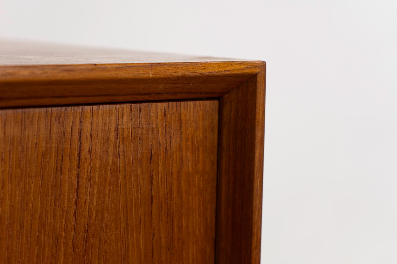 Mid-20th Century Swedish Mid-Century Modern Teak & Oak Cabinet For Sale