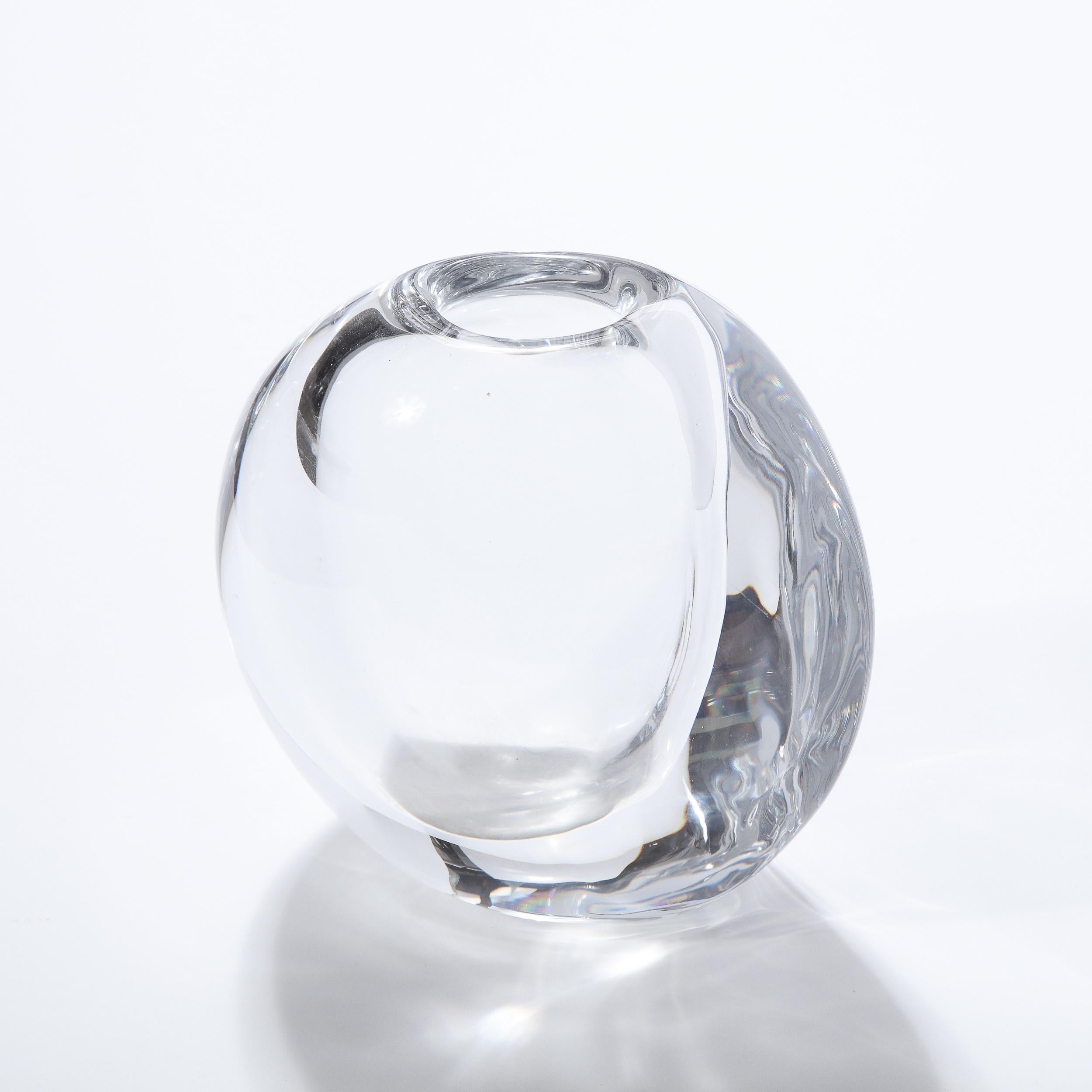 Swedish Mid-Century Modern Translucent Glass Vase by Göran Wärff for Kosta Boda For Sale 9