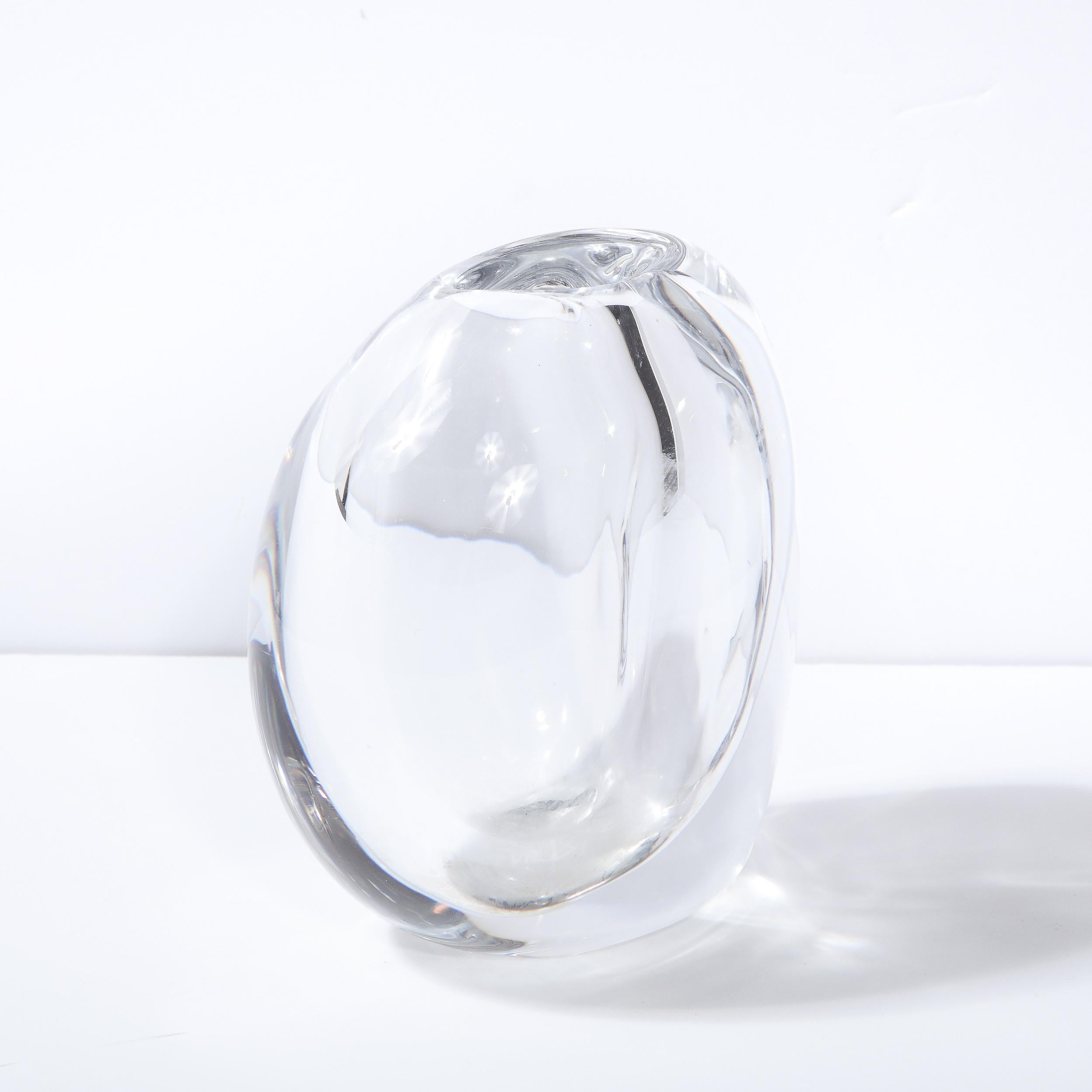 Swedish Mid-Century Modern Translucent Glass Vase by Göran Wärff for Kosta Boda For Sale 1