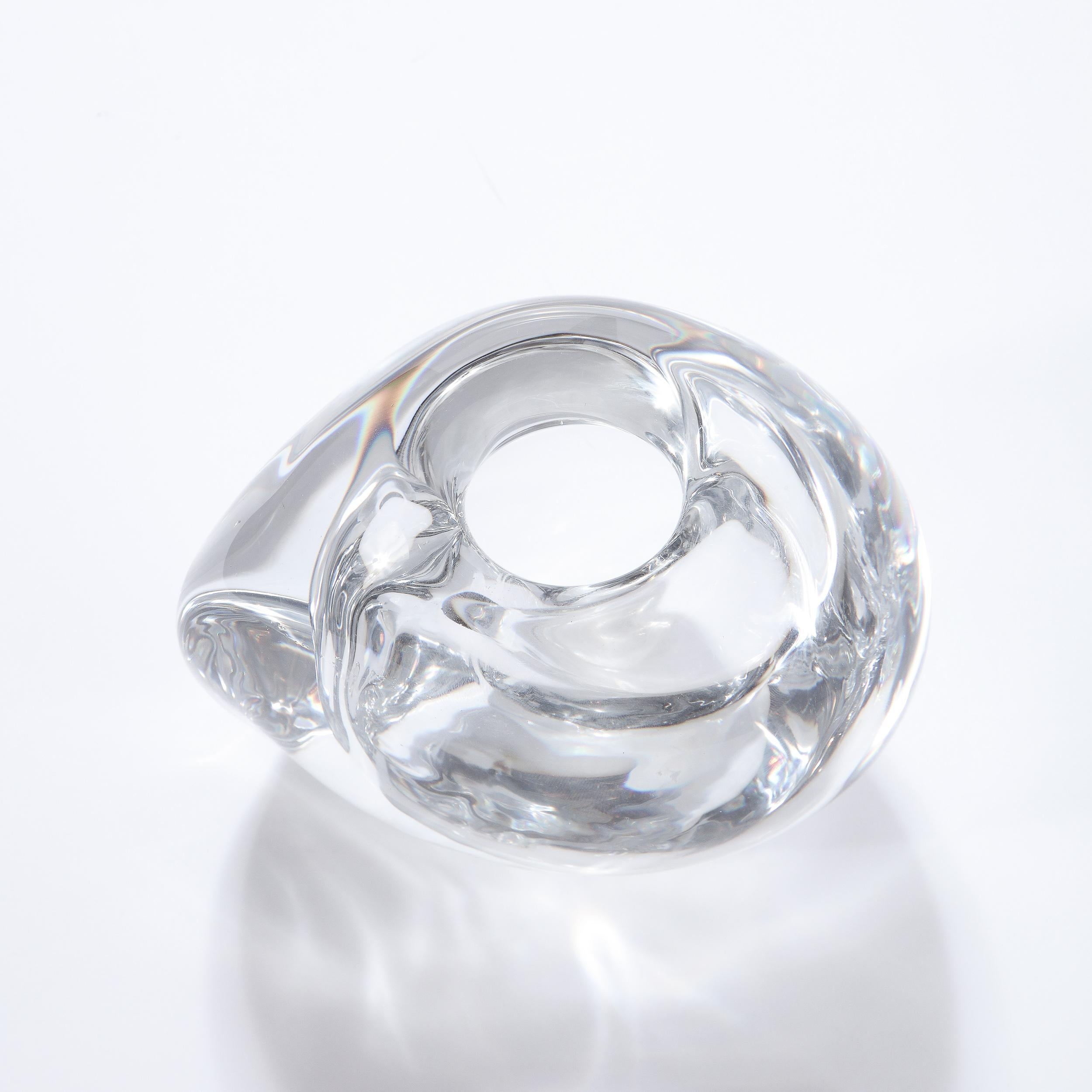 Jarrón sueco de cristal translúcido moderno de mediados de siglo, de Göran Wärff para Kosta Boda en venta 2