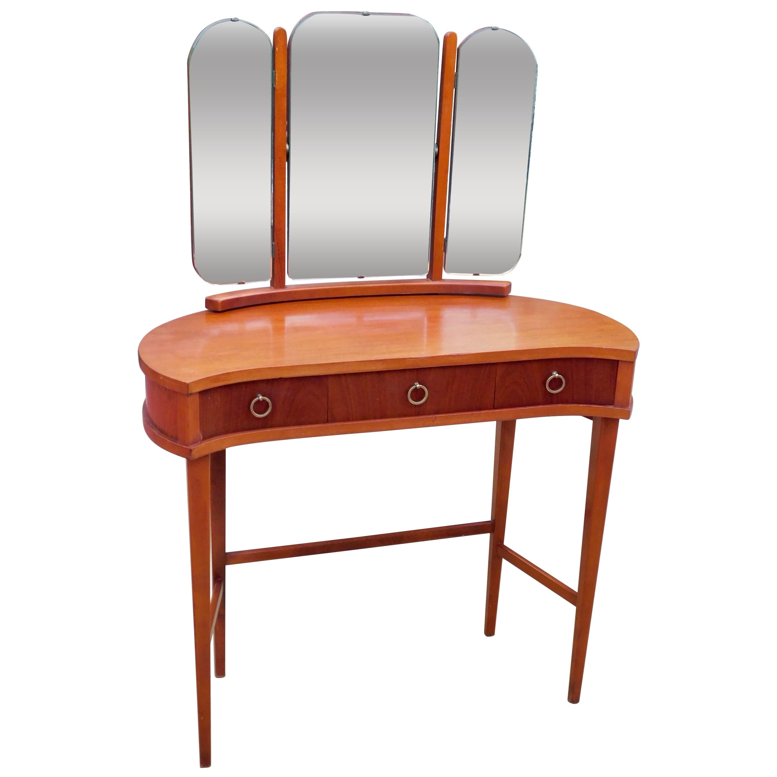 Swedish Mid-Century Modern Vanity, circa 1950