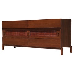 Swedish Mid Century Modern Walnut Dresser by Edmond J. Spence, c1950s
