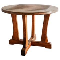 Swedish Mid Century Modern Wooden Pine Console Side Table by David Rosén, 1940s