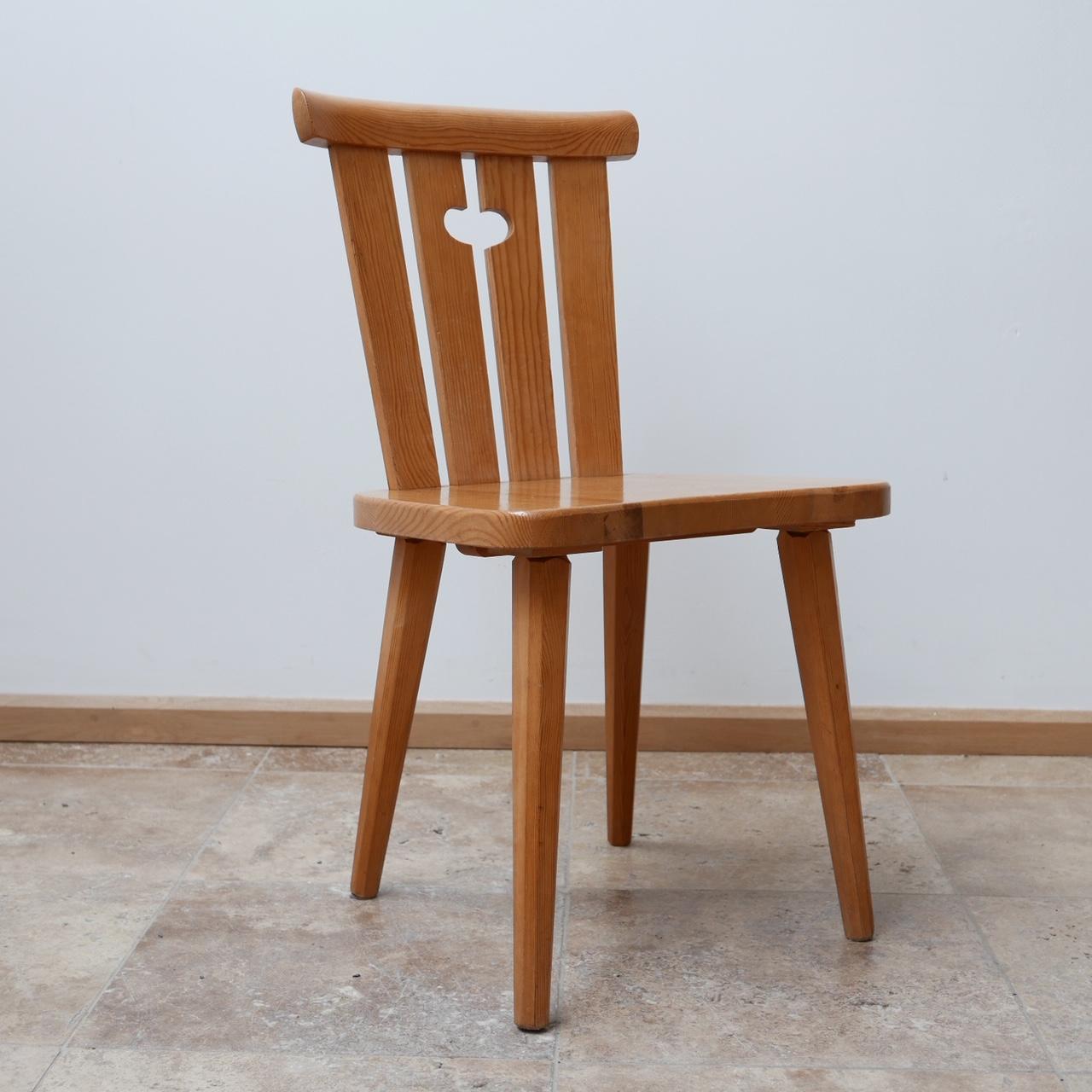 Swedish Midcentury Pine Dining Chairs '8' 9