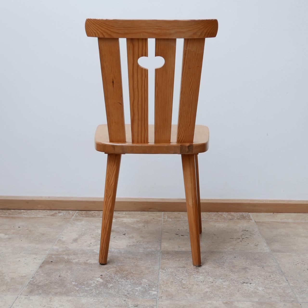 Swedish Midcentury Pine Dining Chairs '8' 10