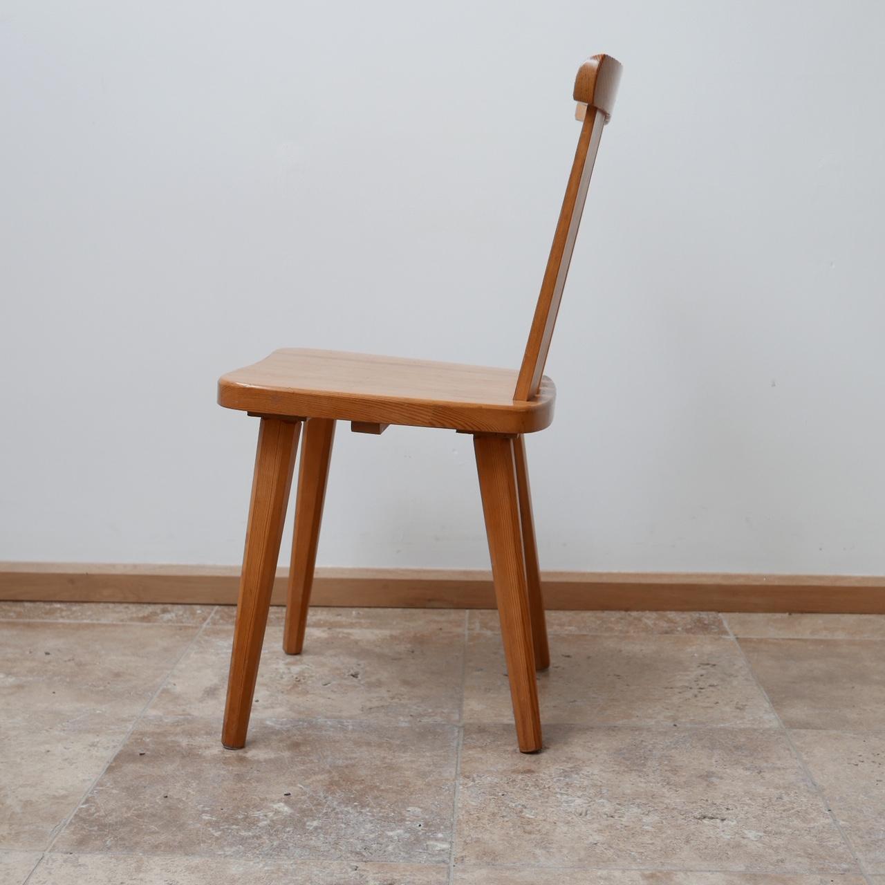 Swedish Midcentury Pine Dining Chairs '8' 11