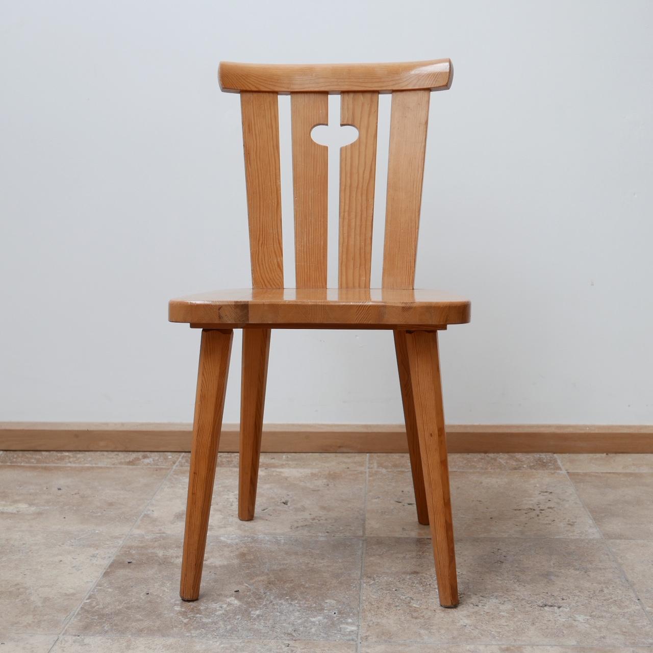 Swedish Midcentury Pine Dining Chairs '8' 13
