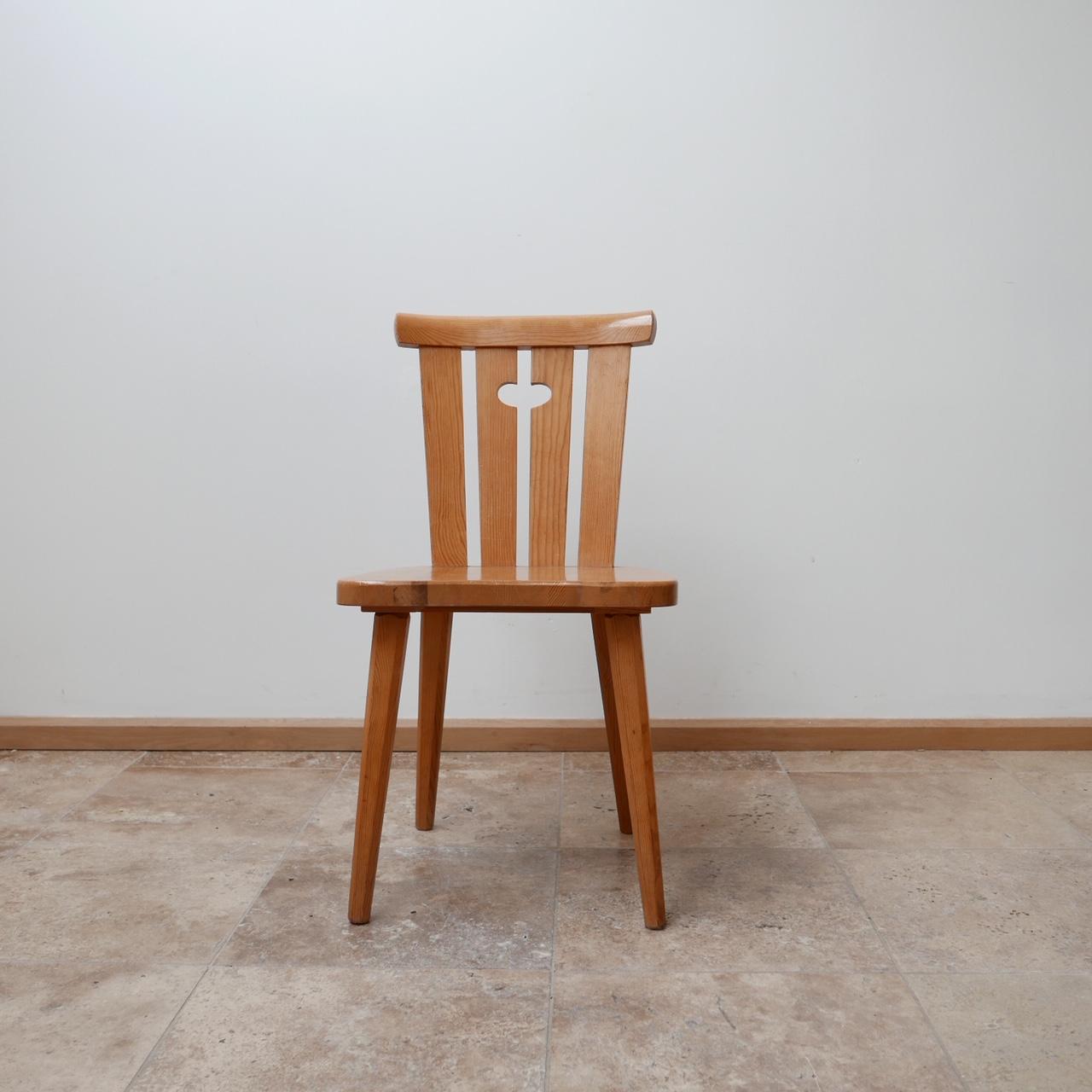 Swedish Midcentury Pine Dining Chairs '8' 14