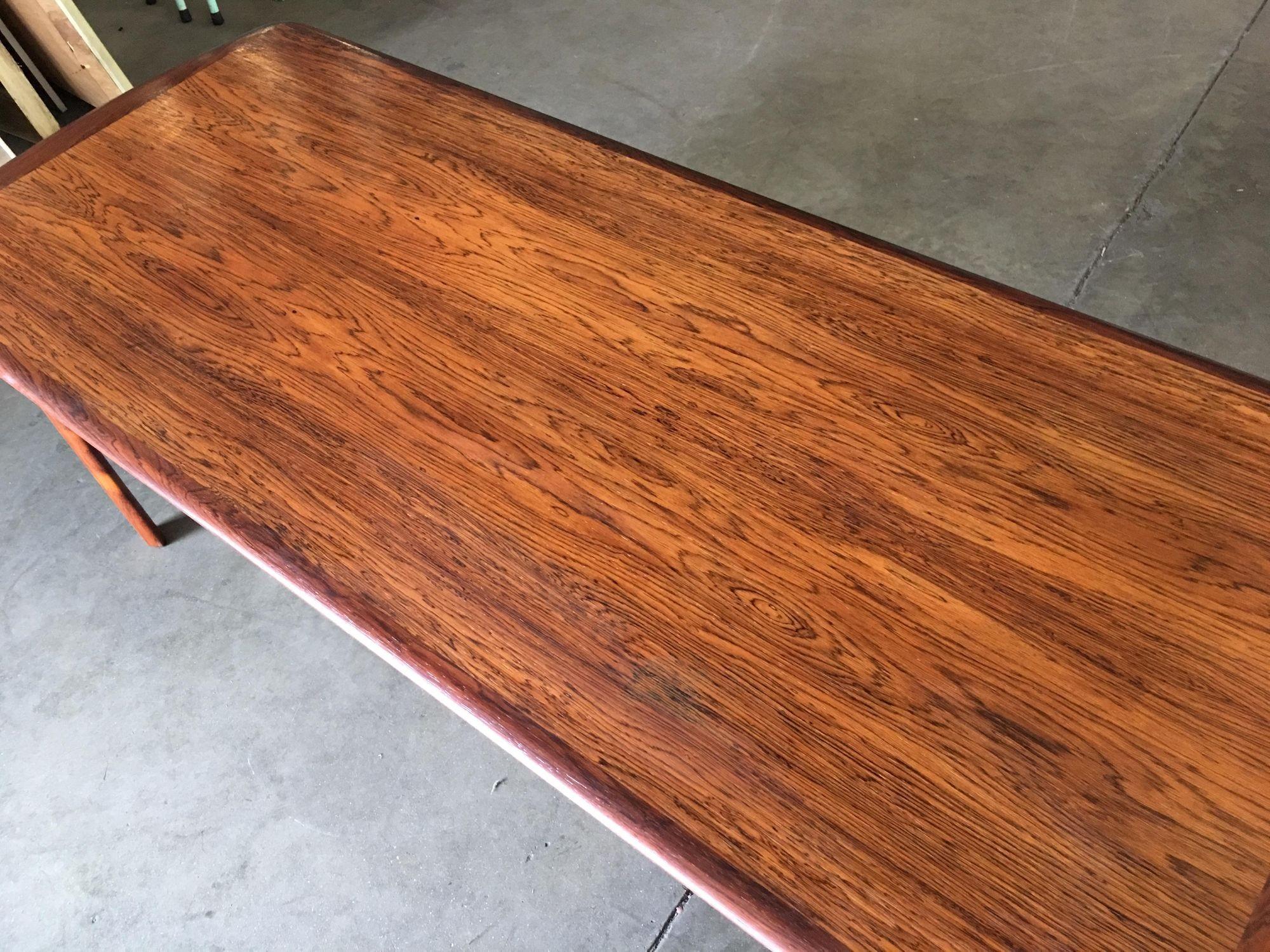 Wood Swedish Mid Century Rosewood Coffee Table by Folke Ohlsson For Sale