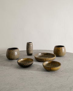 Swedish Mid Century "Rubus" Ceramics by Gunnar Nylund for Rörstrand, 1950s
