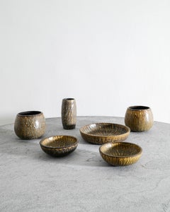 Swedish Mid Century "Rubus" Ceramics by Gunnar Nylund for Rörstrand, 1950s