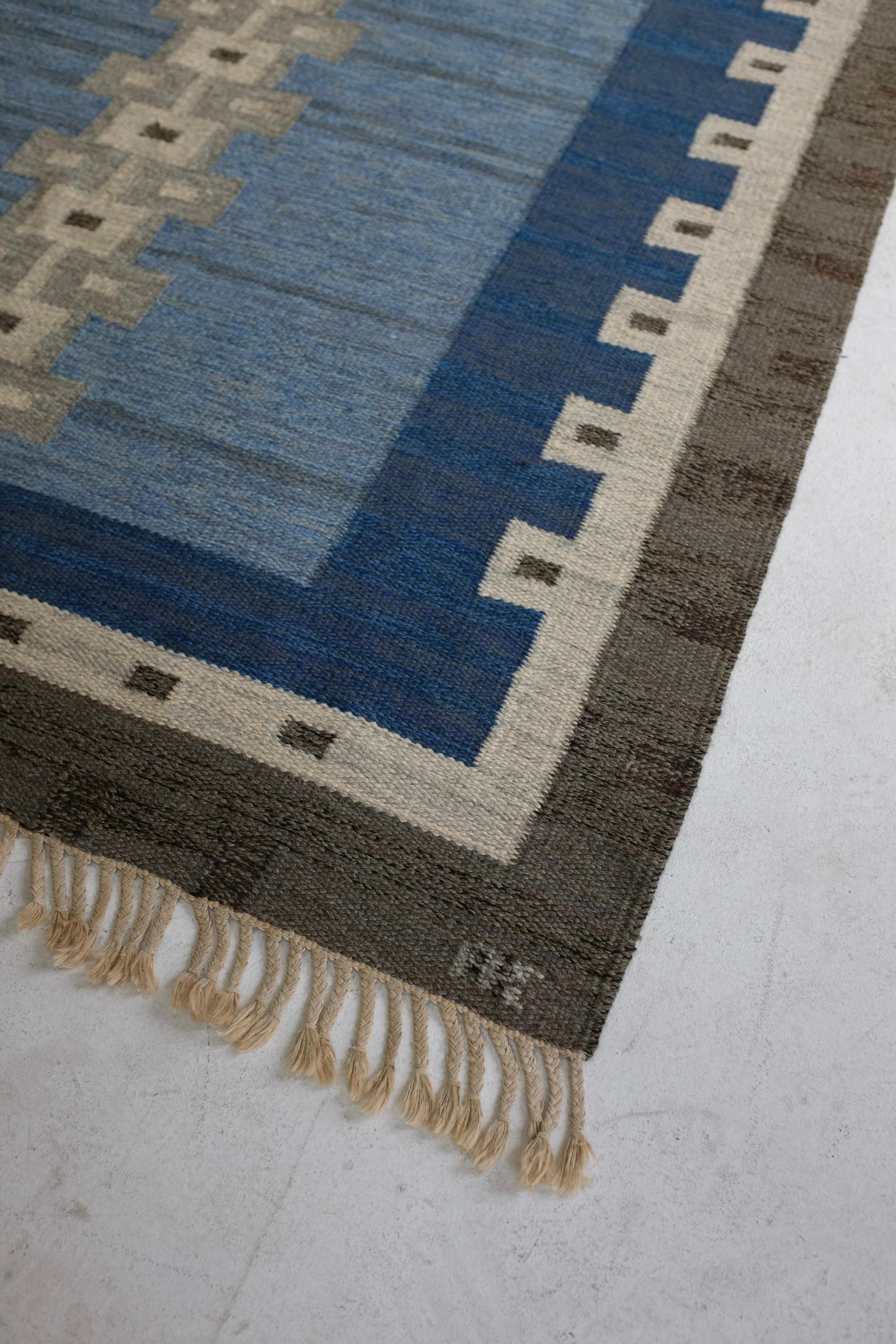 Swedish Mid-Century Rug by Aina Kånge For Sale 1