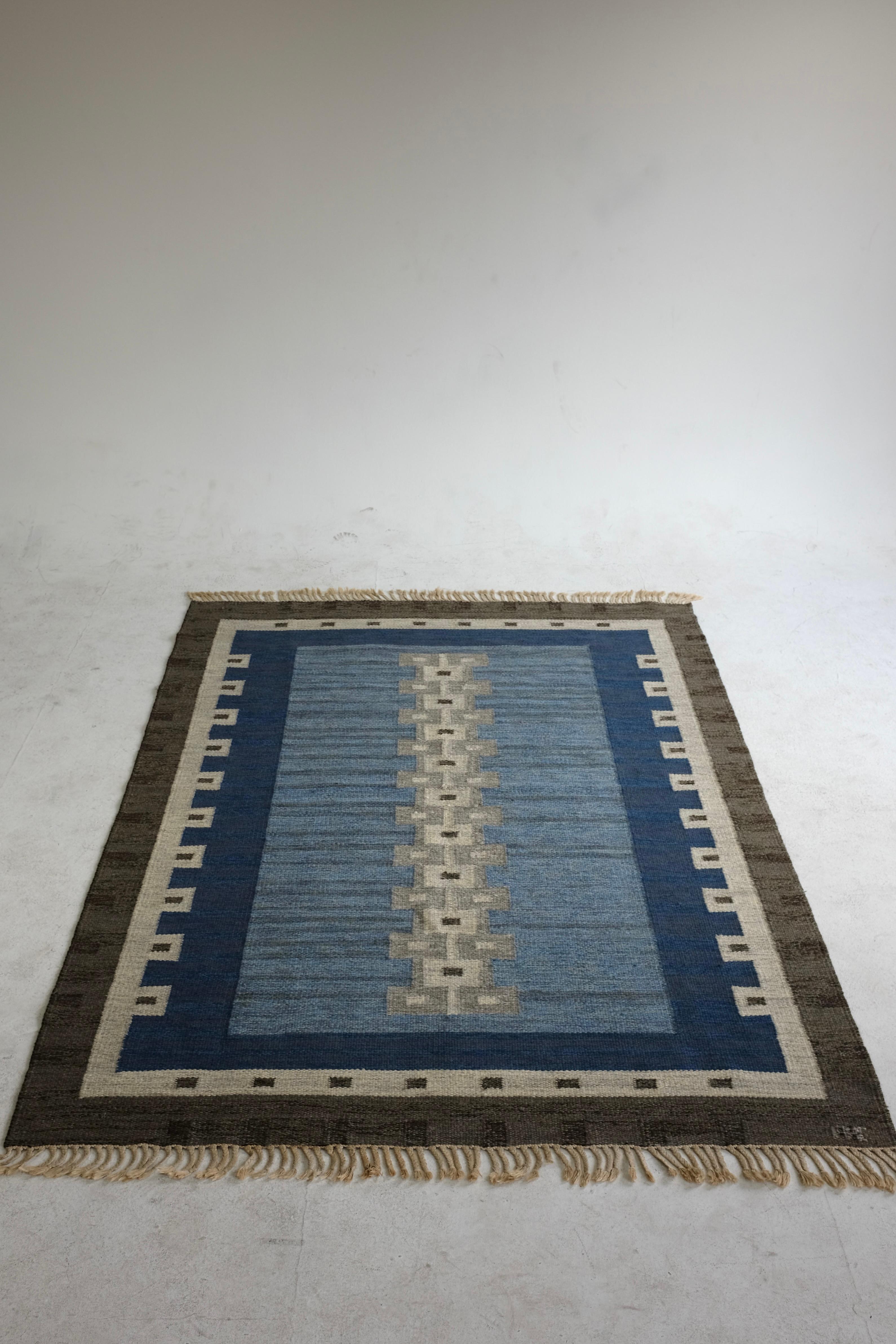 Swedish Mid-Century Rug by Aina Kånge For Sale 2