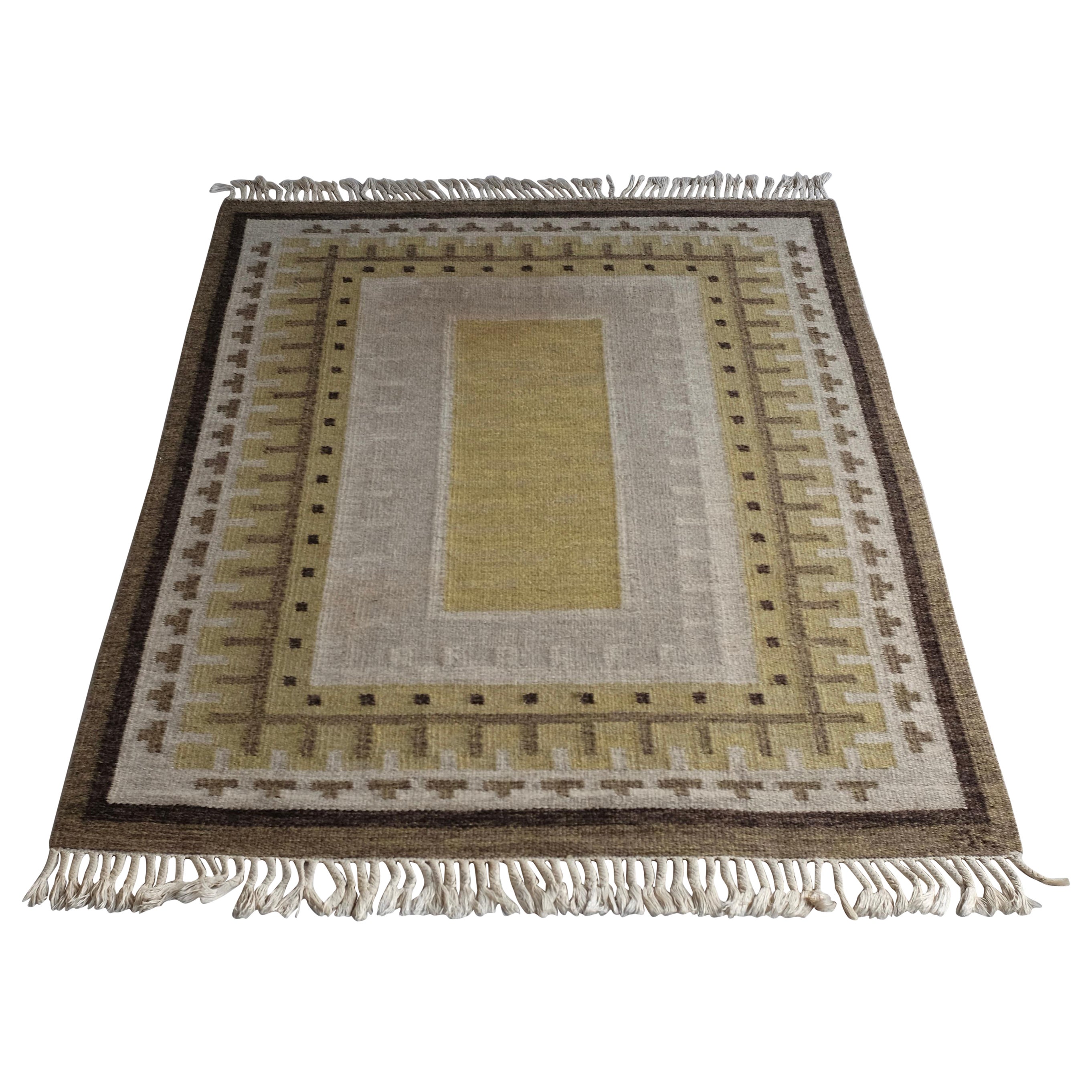 Swedish Mid-Century Rug by Aina Kånge