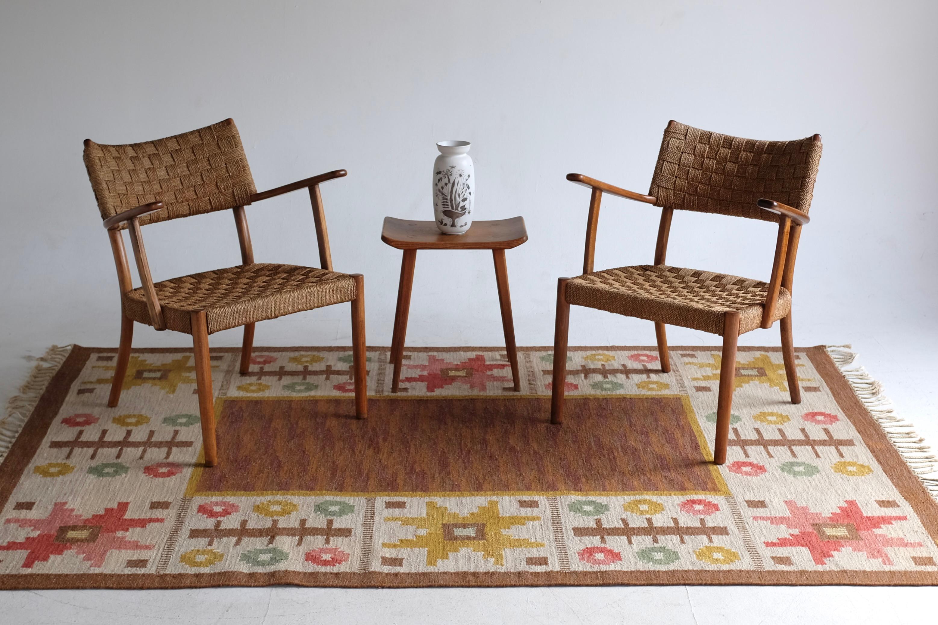 Swedish Mid-Century Rug by Astrid Sampe 1