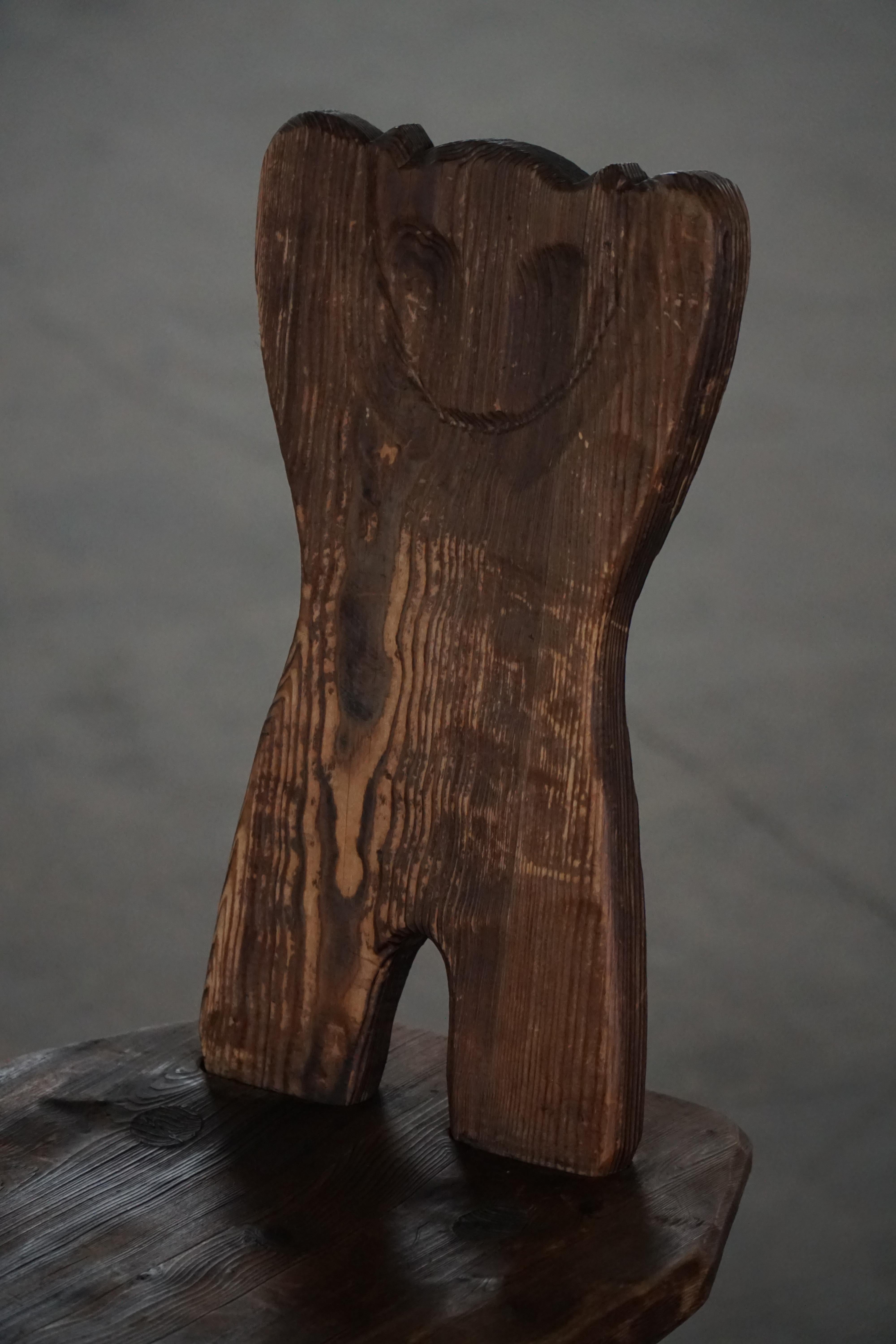 Suède, milieu du siècle, ensemble de 4 chaises 